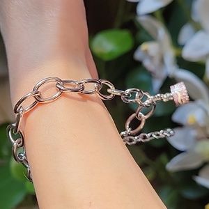 Swarovski charm bracelet